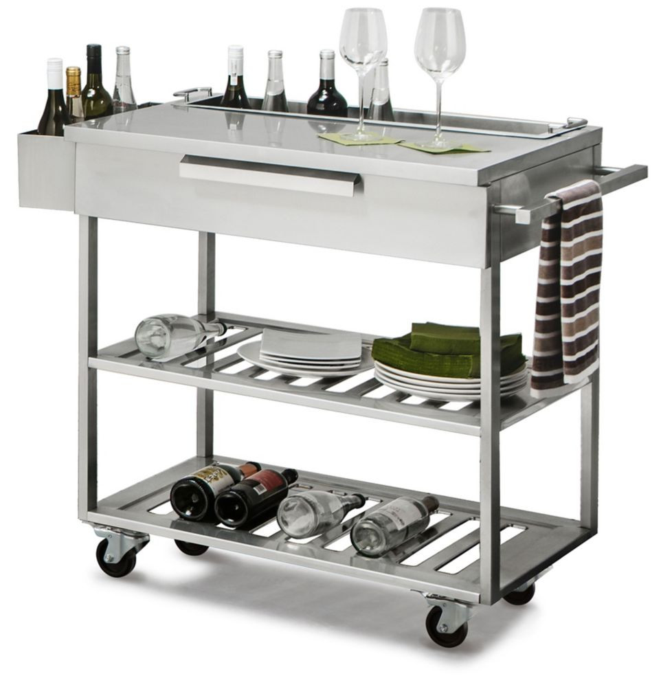 Outdoor Kitchen Cart
 NewAge Products Inc Stainless Steel Outdoor Kitchen Bar