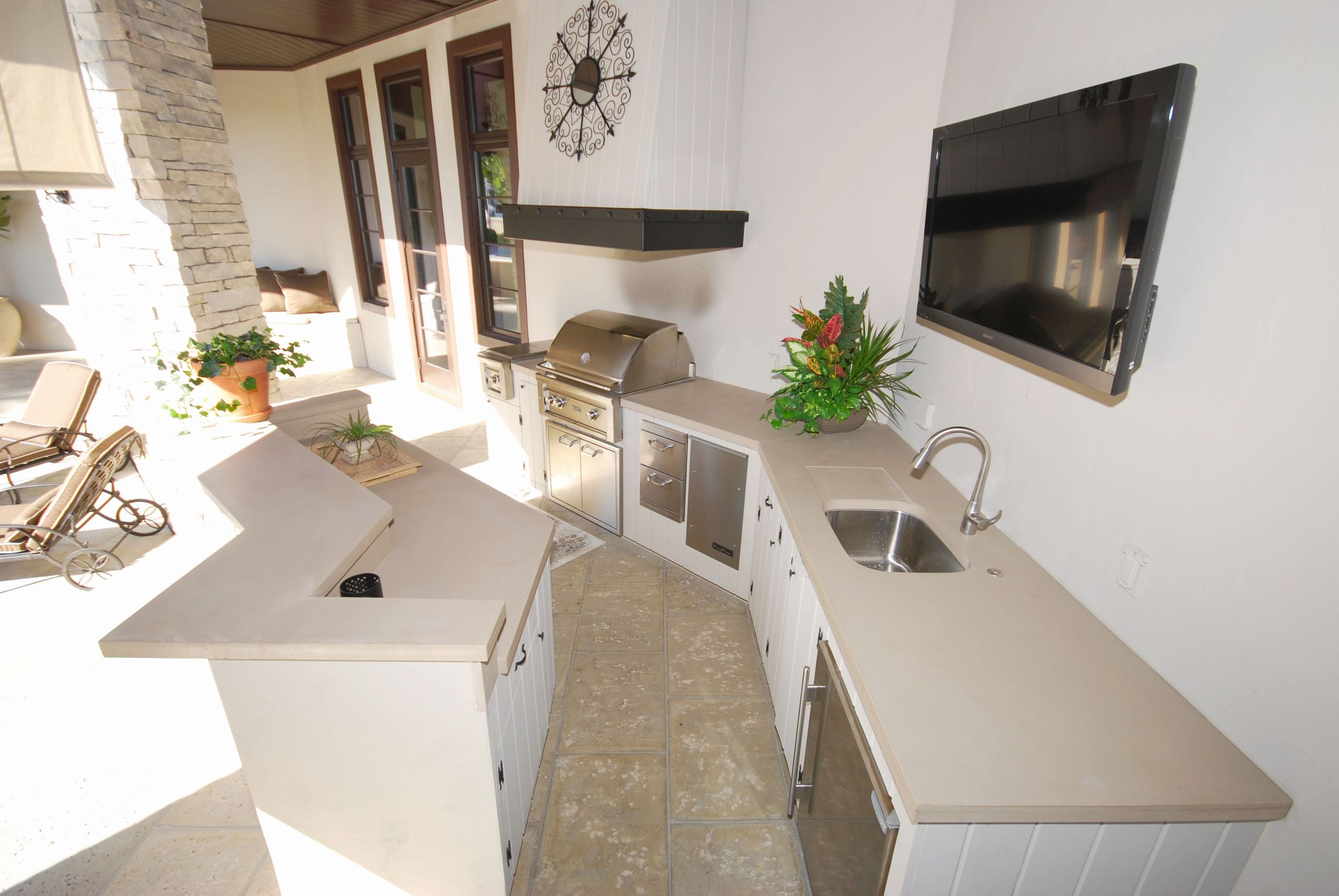 Outdoor Kitchen Concrete Countertop
 Concrete Countertops – Downing Designs