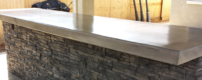 Outdoor Kitchen Concrete Countertop
 Concrete Countertop Styles Design Outdoor Kitchen Concrete