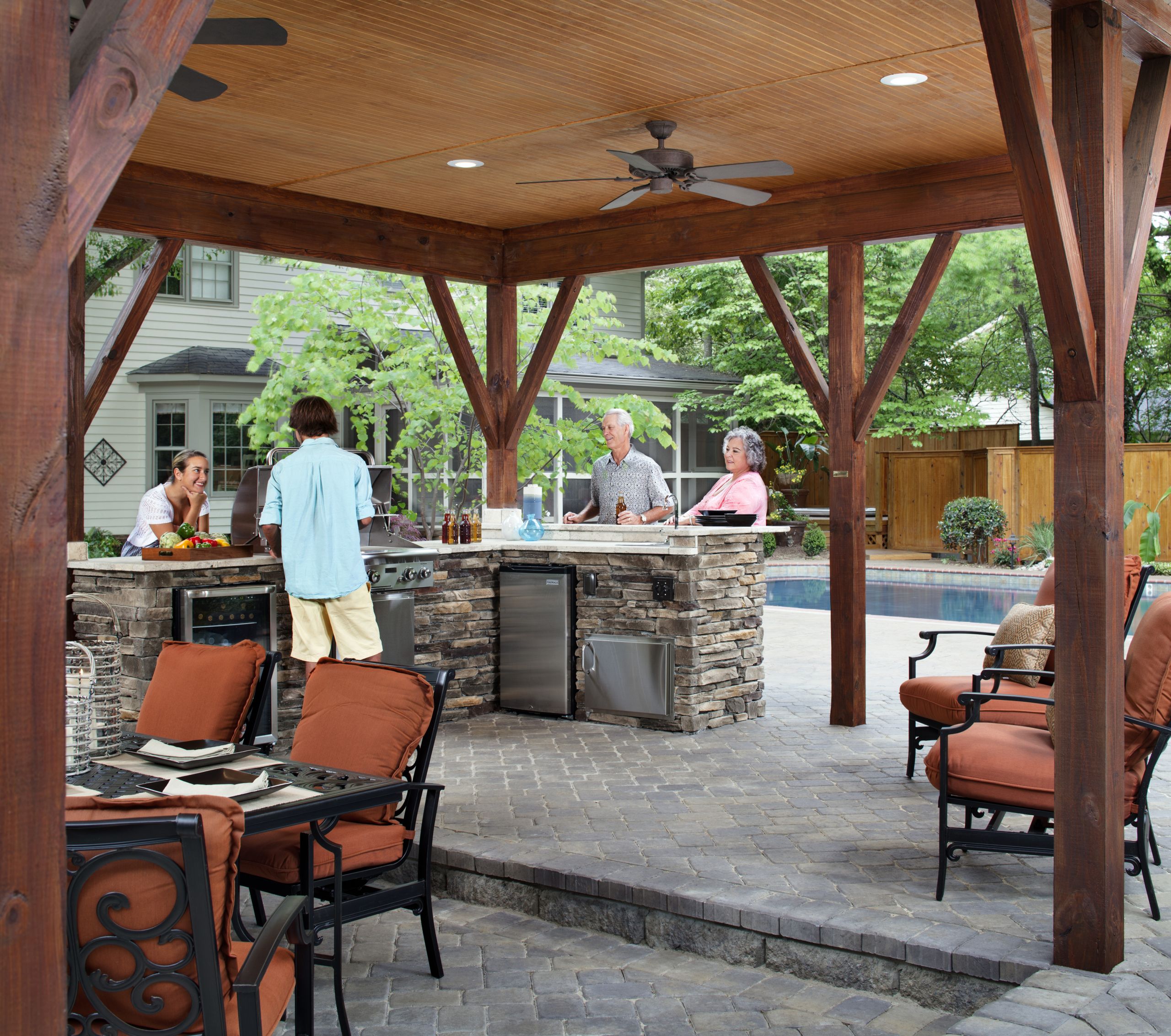 Outdoor Kitchen Covered Patio
 Columbia SC outdoor kitchens