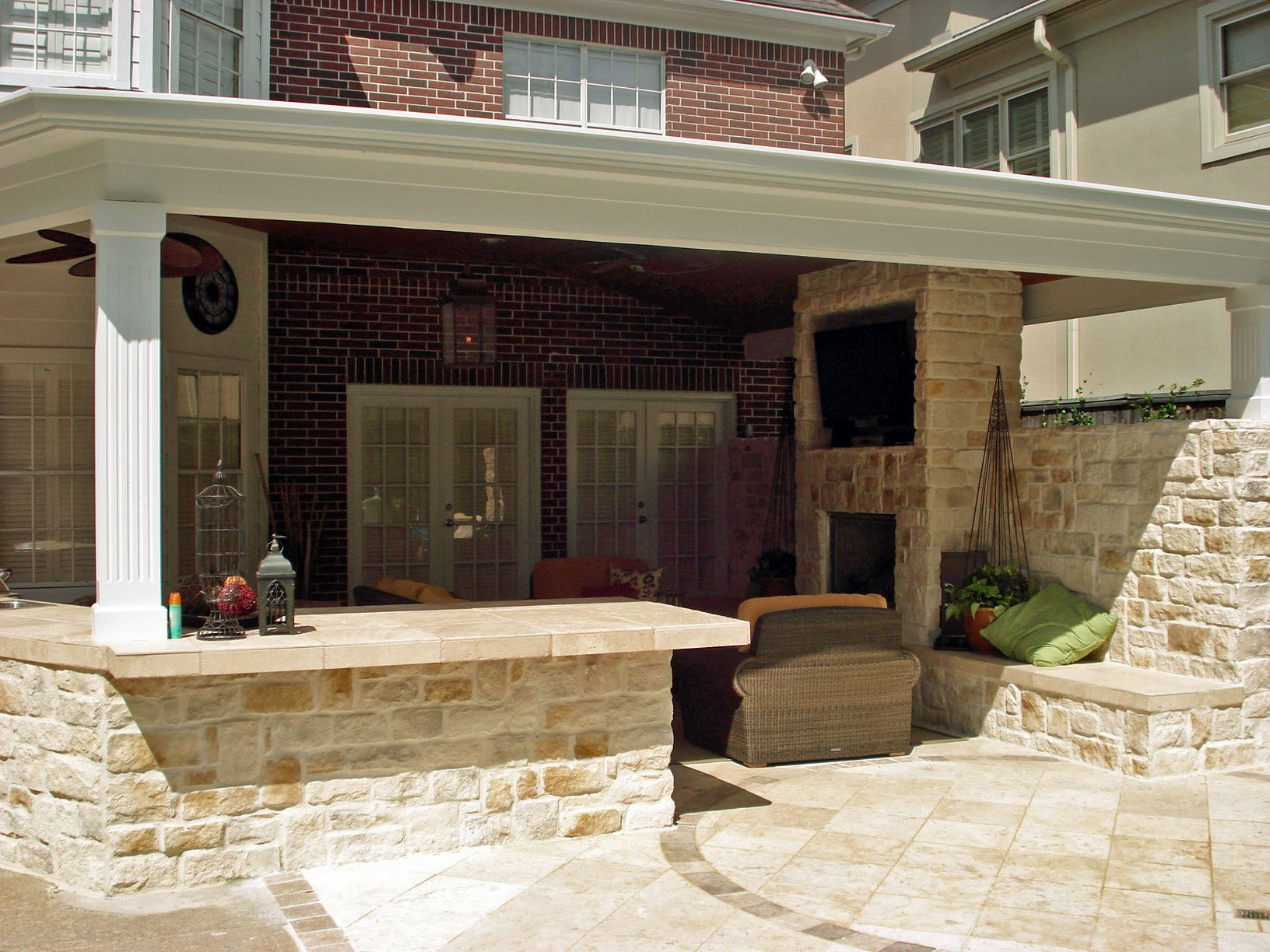 Outdoor Kitchen Covered Patio
 outdoor kitchen with covered patio