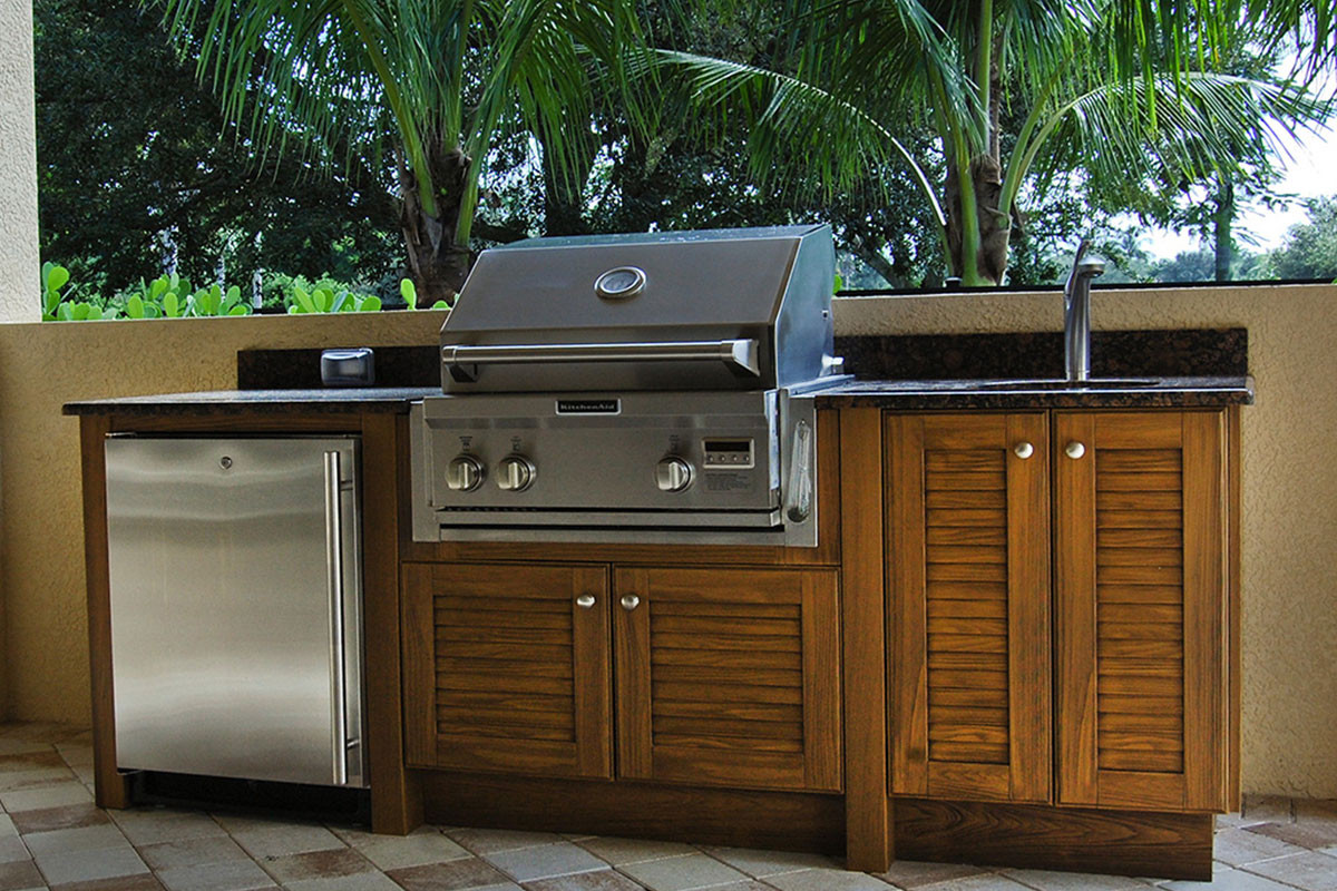 Outdoor Kitchen Furniture
 NatureKast Outdoor Summer Kitchen Cabinet Gallery