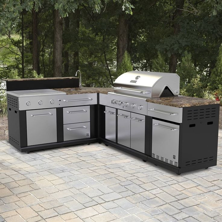 Outdoor Kitchen Kit Lowes
 Fascinating Modular Outdoor Kitchens Kitchen