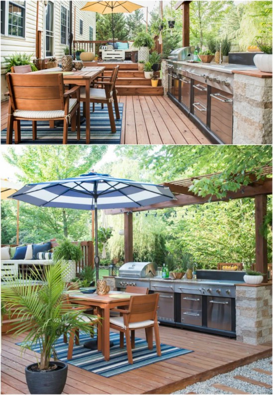 Outdoor Kitchen On Deck
 15 Amazing DIY Outdoor Kitchen Plans You Can Build A