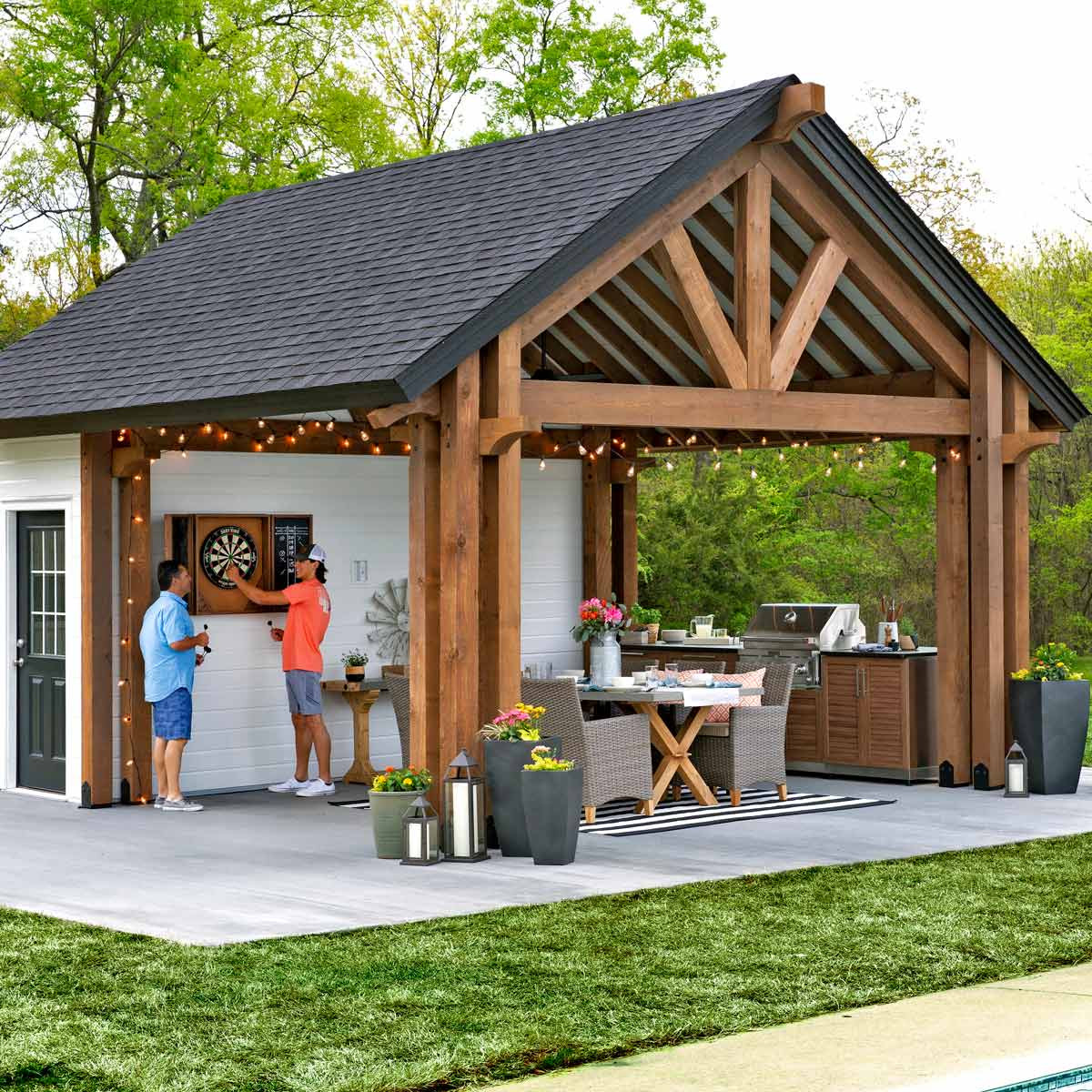 20 Modern Outdoor Kitchen Pavilion - Home, Family, Style and Art Ideas