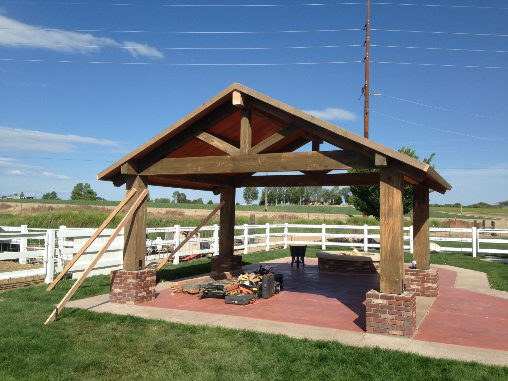 Outdoor Kitchen Pavilion
 Timber Frame Outdoor Kitchen Pavilion Nampa Idaho