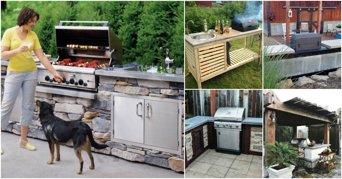 Outdoor Kitchen Plans DIY
 15 Amazing DIY Outdoor Kitchen Plans You Can Build A