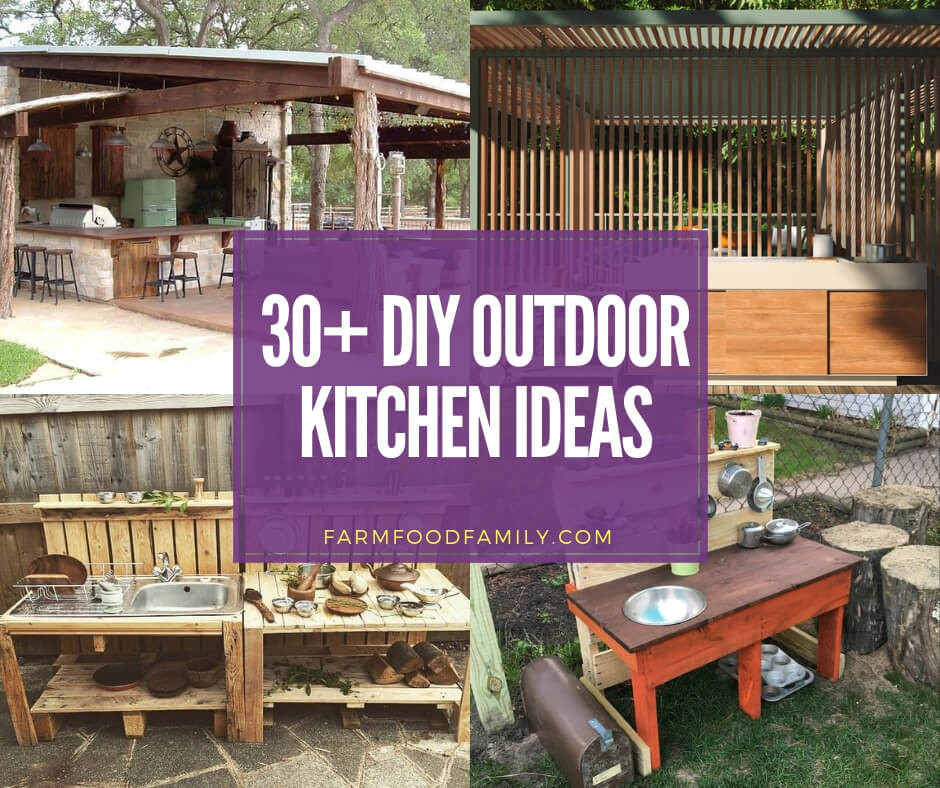 Outdoor Kitchen Plans DIY
 31 Stunning Outdoor Kitchen Ideas & Designs With