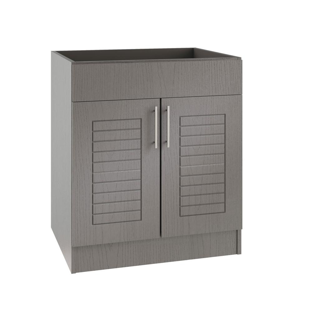 Outdoor Kitchen Sink Cabinet
 WeatherStrong Assembled 30x34 5x24 in Key West Island