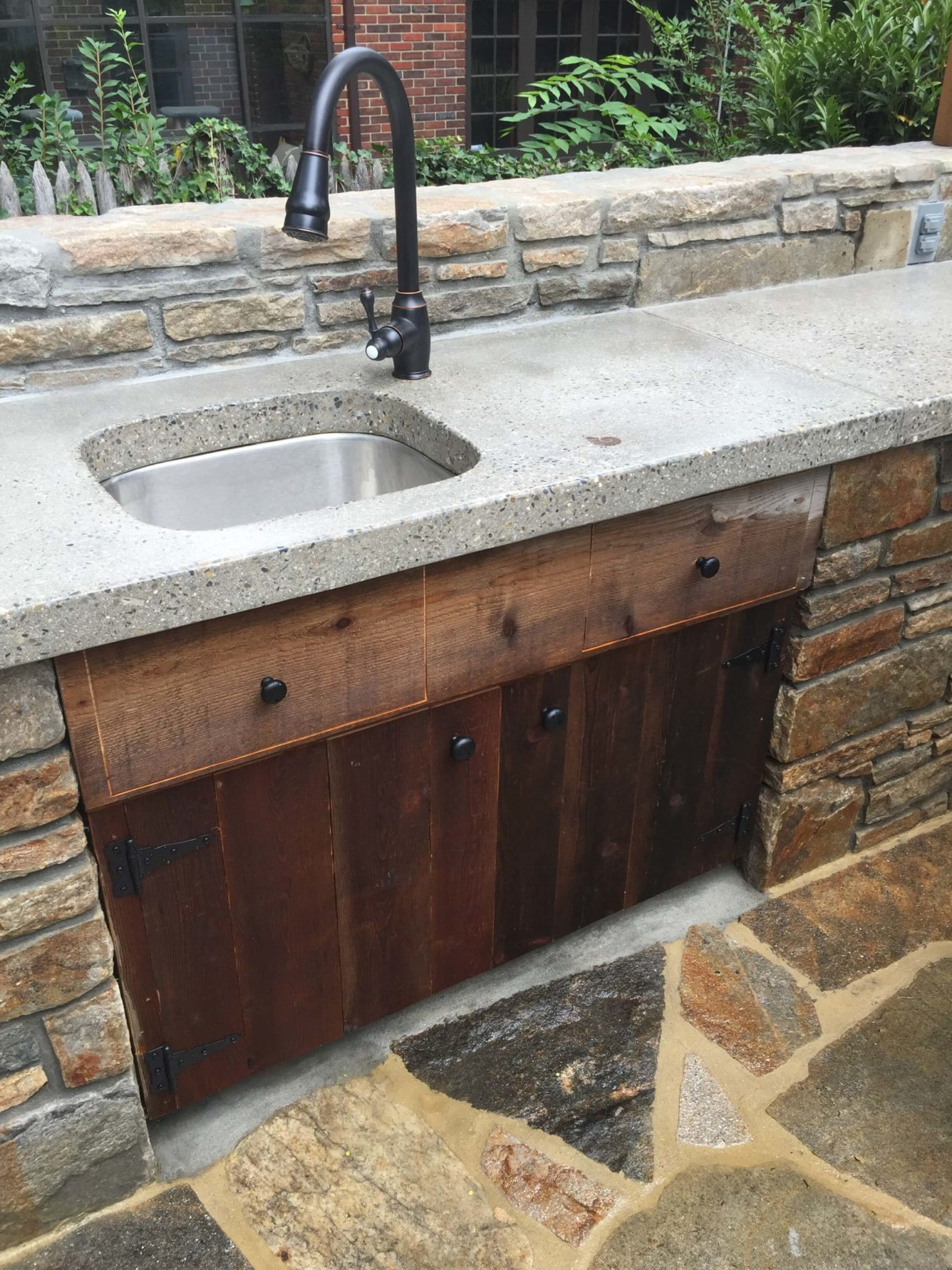 Outdoor Kitchen Sink Cabinet
 Outdoor Kitchens & Stone Patios in MD VA WV Poole s
