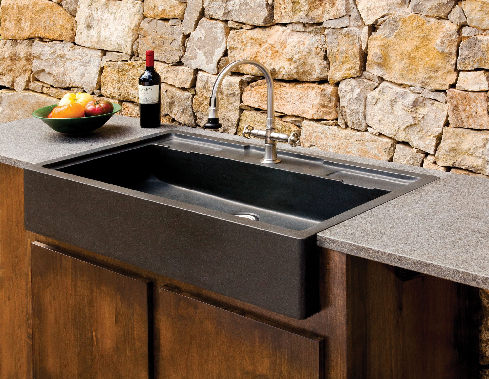 Outdoor Kitchen Sink Cabinet
 Salus Outdoor Kitchen Sink – Stone Forest