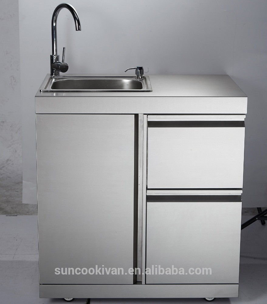 Outdoor Kitchen Sink Cabinet
 Stainless Steel Outdoor Sink Cabinet With Stainless Steel