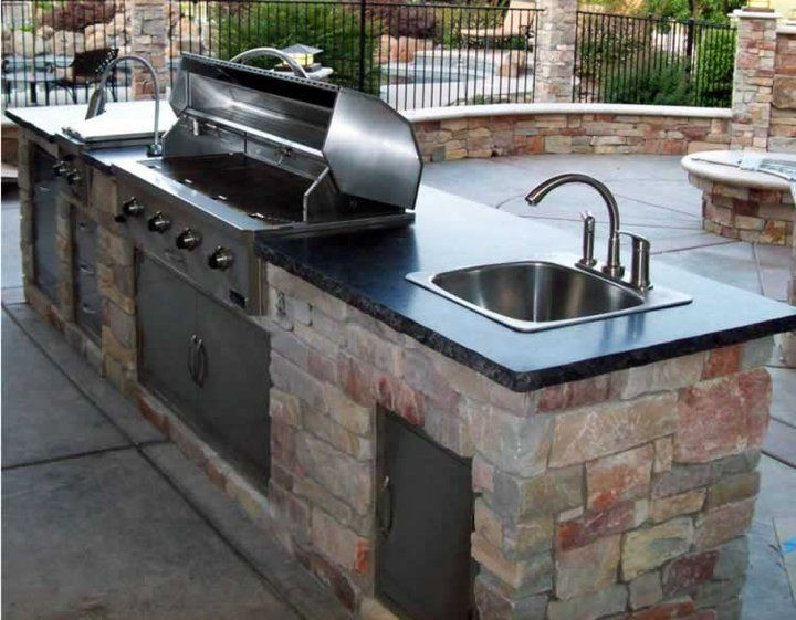 Outdoor Kitchen Sink
 Expert Masonry Outdoor Kitchen and Sink Contractors
