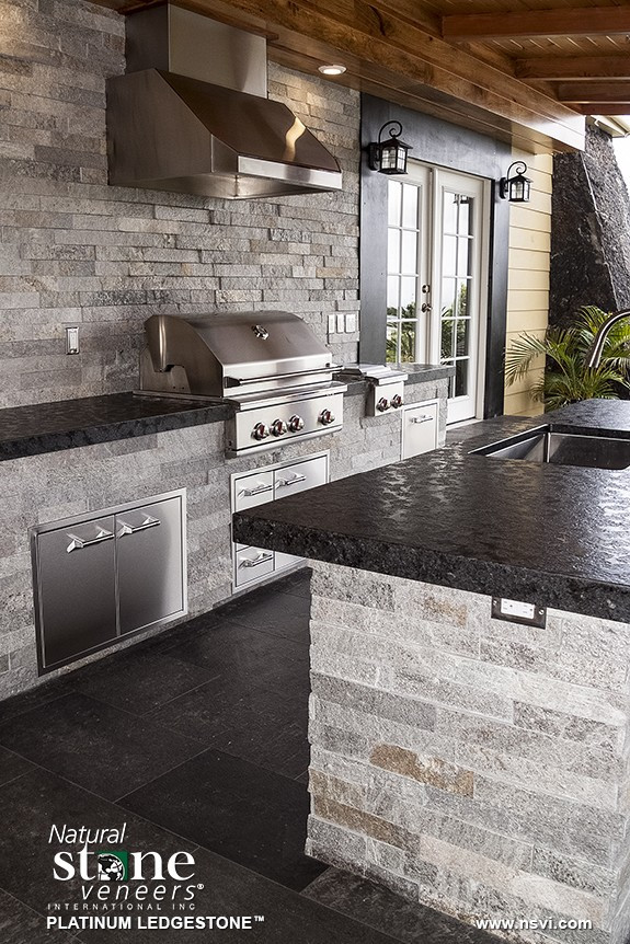 Outdoor Kitchen Stone Veneer
 Platinum™ Outdoor Kitchen