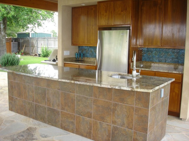 Outdoor Kitchen Tile
 Outdoor Kitchen Tile Back Splash Bar Tile Granite