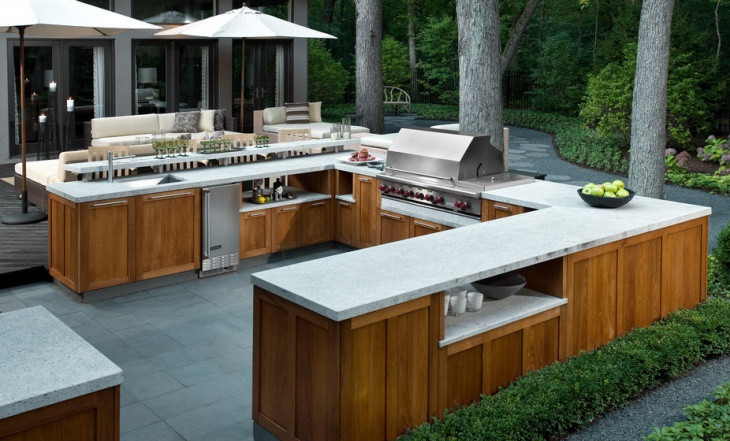 Outdoor Kitchen Tile
 21 Kitchen Countertop Designs Ideas