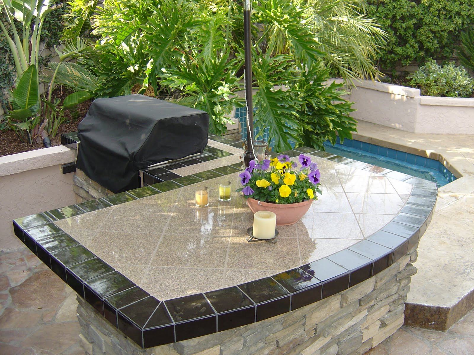Outdoor Kitchen Tile
 Outdoor Kitchen Construction Tiles tiles and more tiles