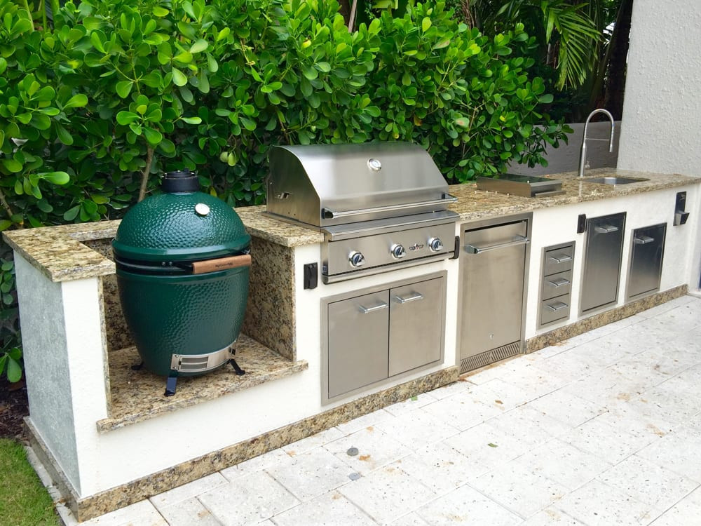 Outdoor Kitchen With Green Egg
 Outdoor Kitchen Projects Archives Luxapatio
