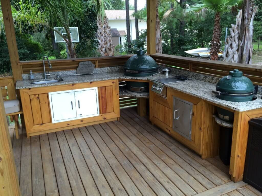 Outdoor Kitchen With Green Egg
 10 Big Green Egg Outdoor Kitchen Ideas 2020 All in e