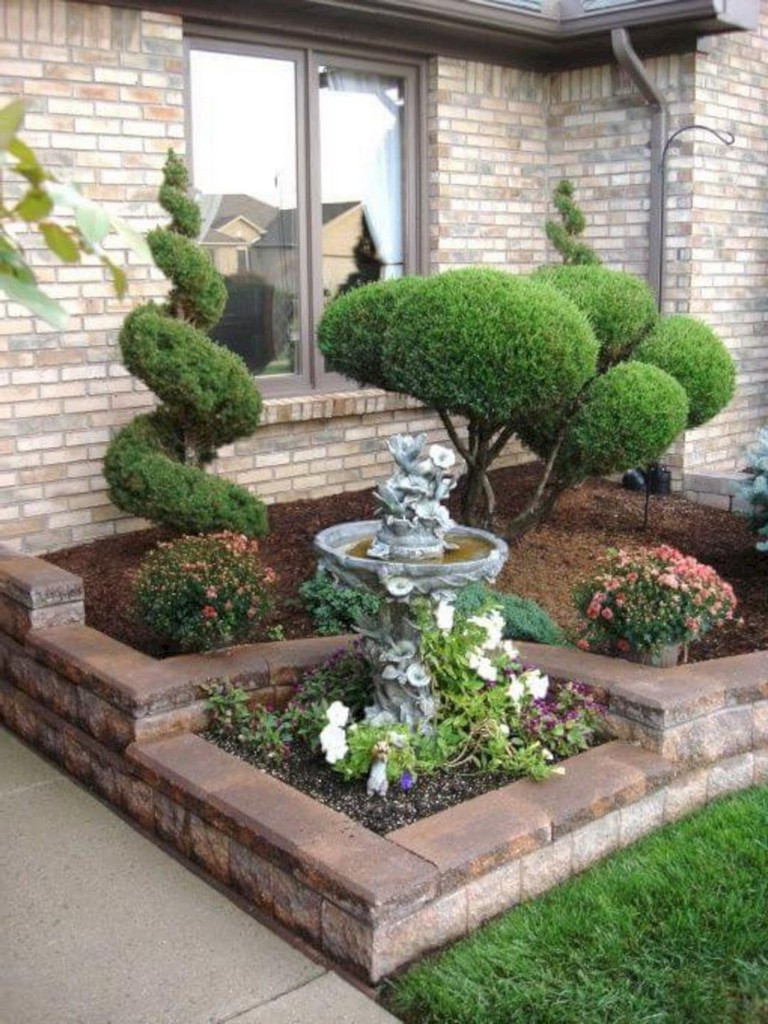 Outdoor Landscape Backyard
 Amazing 20 Simple And Beautiful Front Yard Landscaping