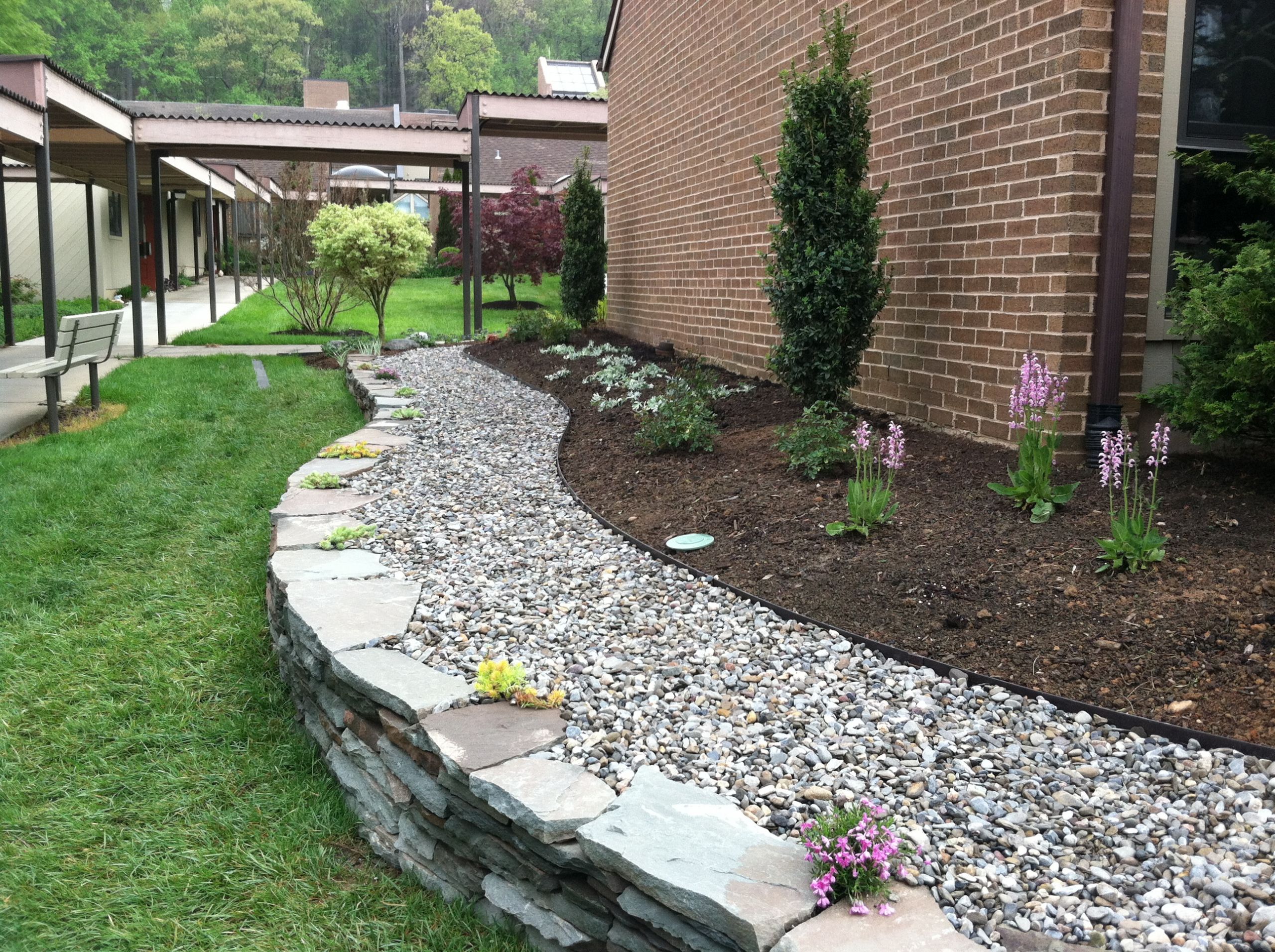 Outdoor Landscape With Rocks
 Landscaping Natural Outdoor Design With Rock Landscaping