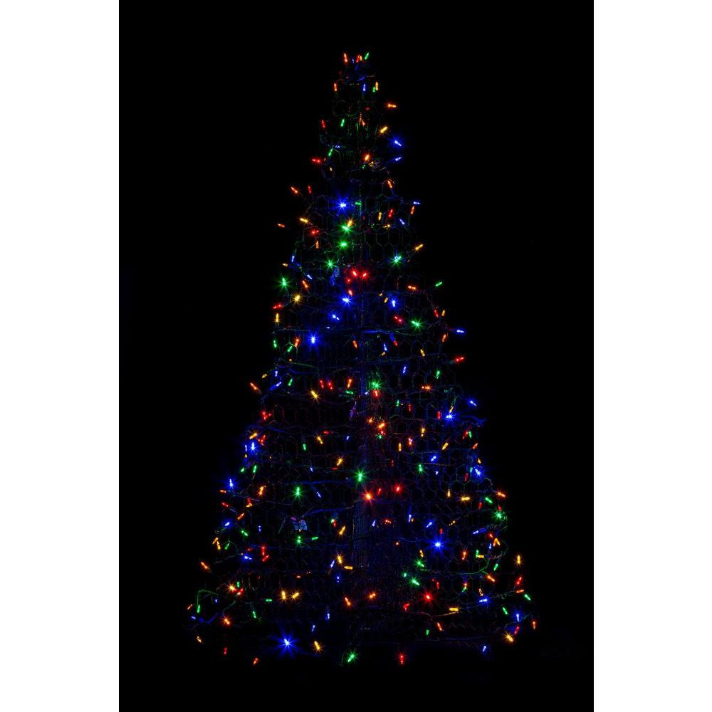 Outdoor Led Christmas Trees
 Crab Pot Trees 5 ft Indoor Outdoor Pre Lit LED Artificial