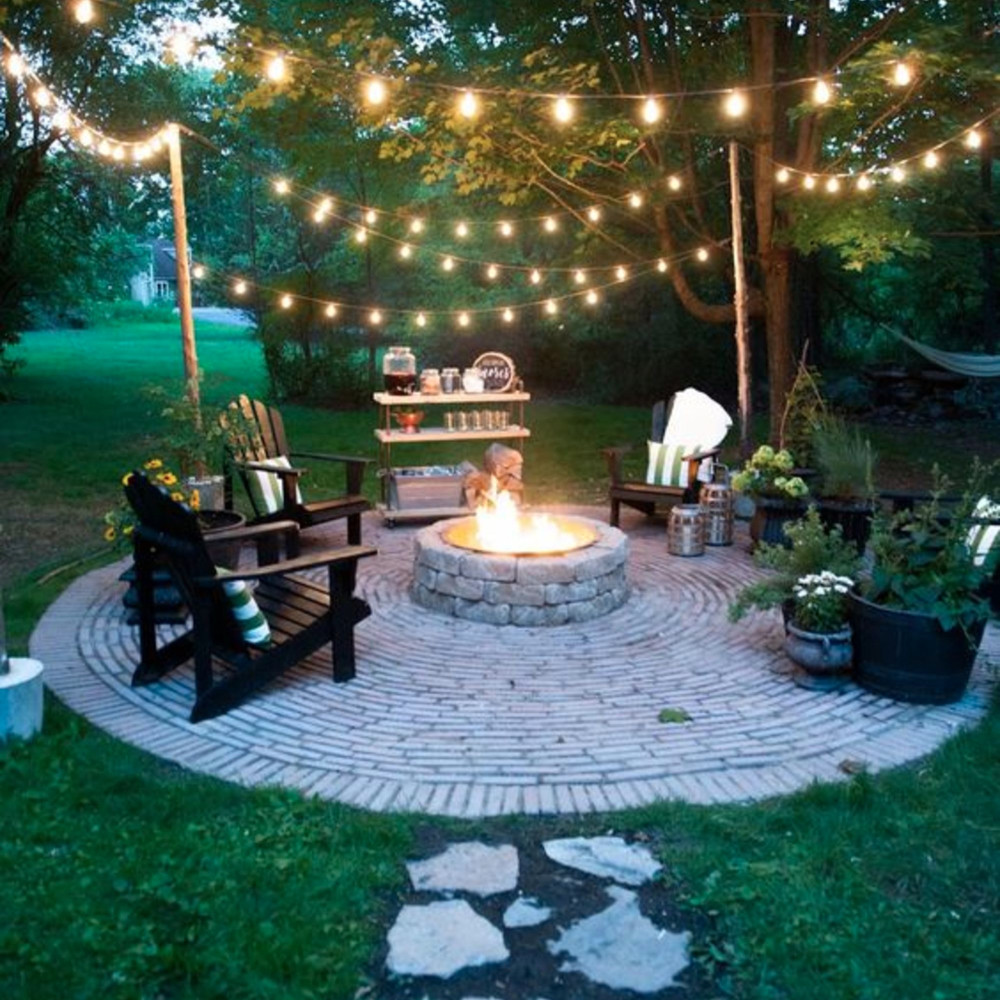 Outdoor Patio Fire Pit Ideas
 Backyard Fire Pit Ideas and Designs for Your Yard Deck or