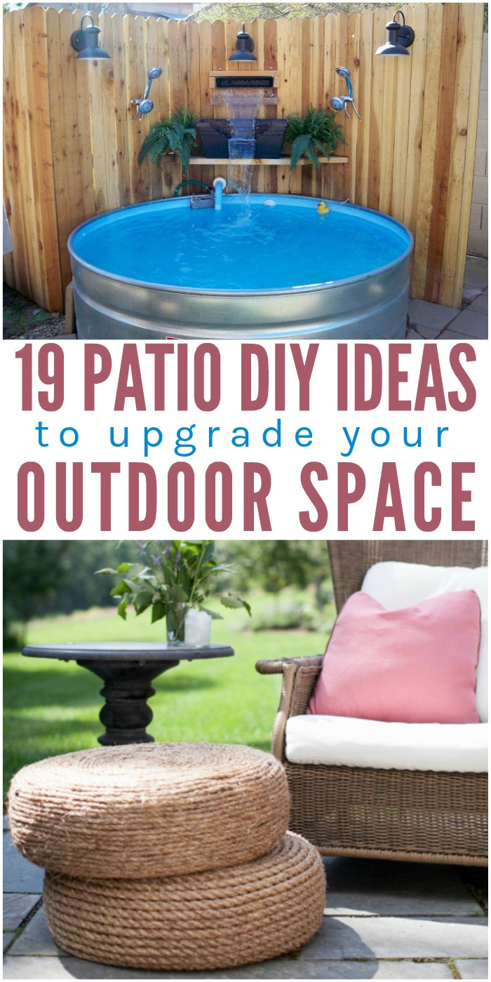 Outdoor Patio Ideas DIY
 19 Patio DIY Ideas to Upgrade Your Outdoor Space