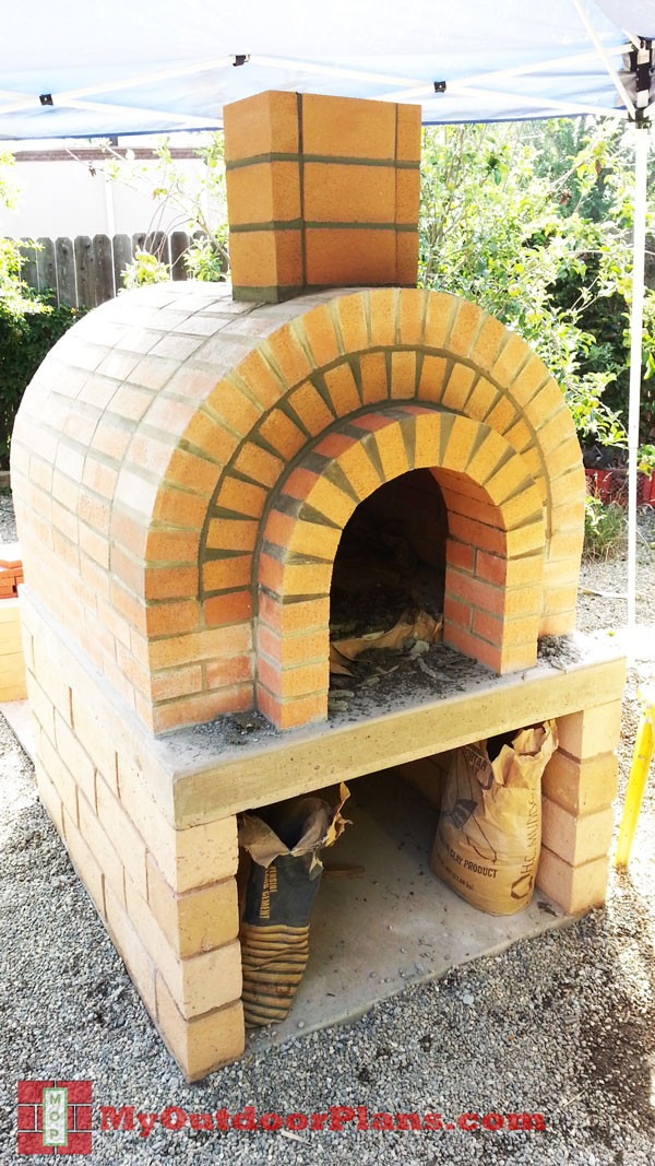 Outdoor Pizza Oven Plans DIY
 DIY Brick Pizza Oven MyOutdoorPlans