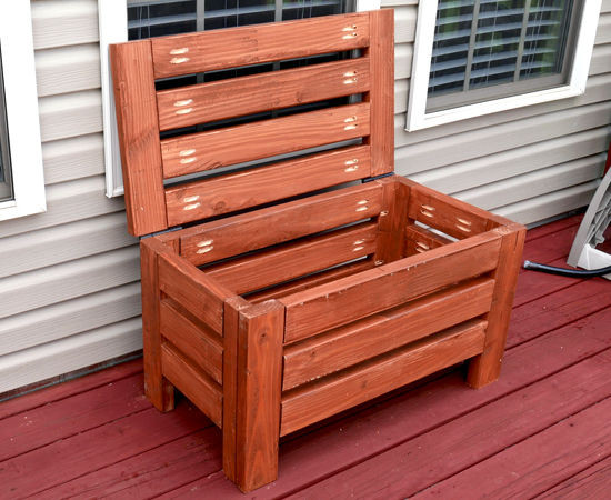 Outdoor Storage Bench DIY
 Diy Rustic Outdoor Storage Bench Create Your Free Maker