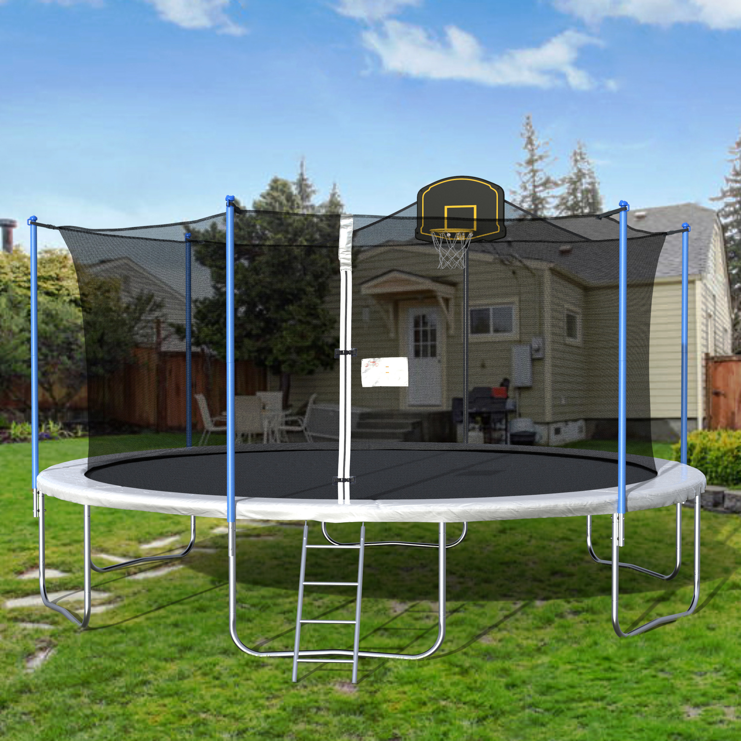 Outdoor Trampoline For Kids
 2020 New 16 Foot Trampoline Kids Trampoline with Safety