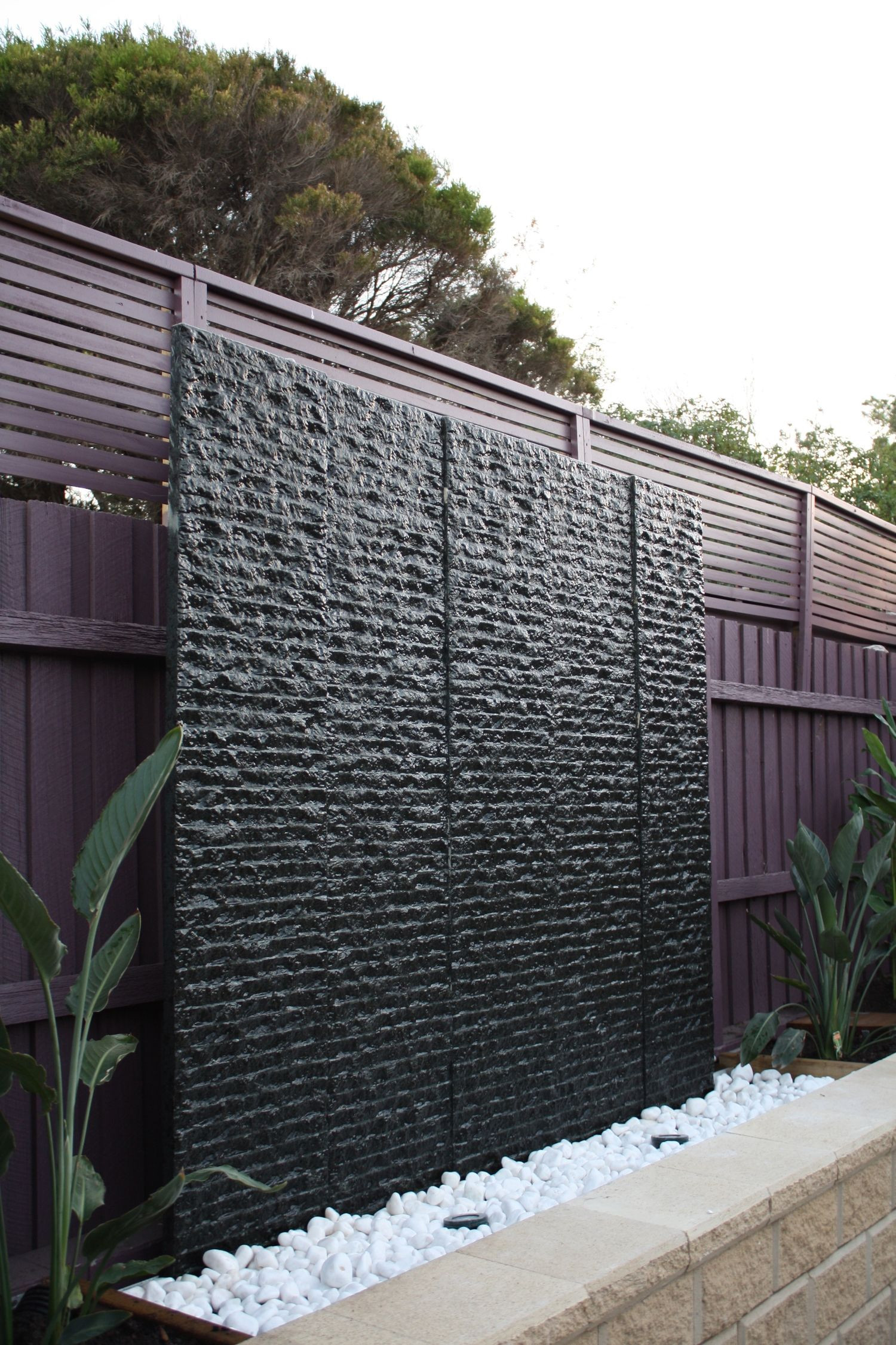 Outdoor Wall Fountains DIY
 2m garden water wall