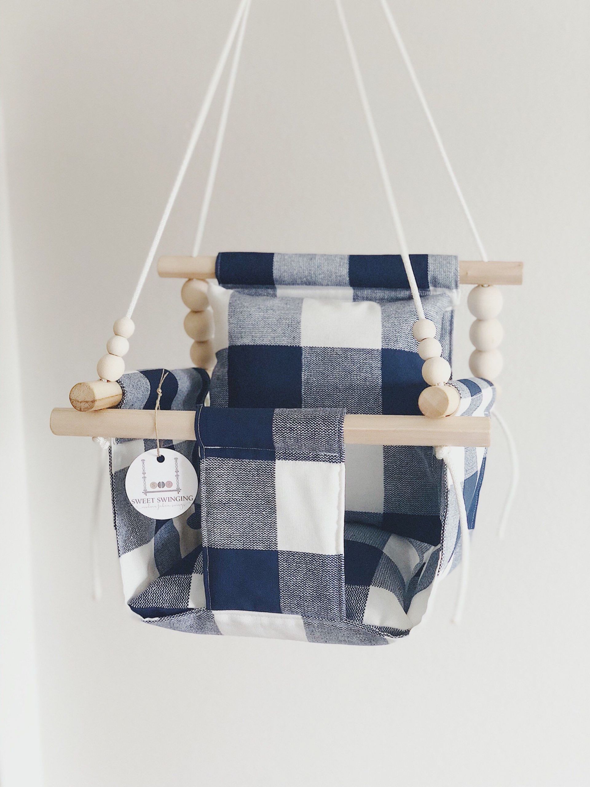 Outdoorsy Baby Gifts
 Baby holiday t blue plaid fabric baby shower t