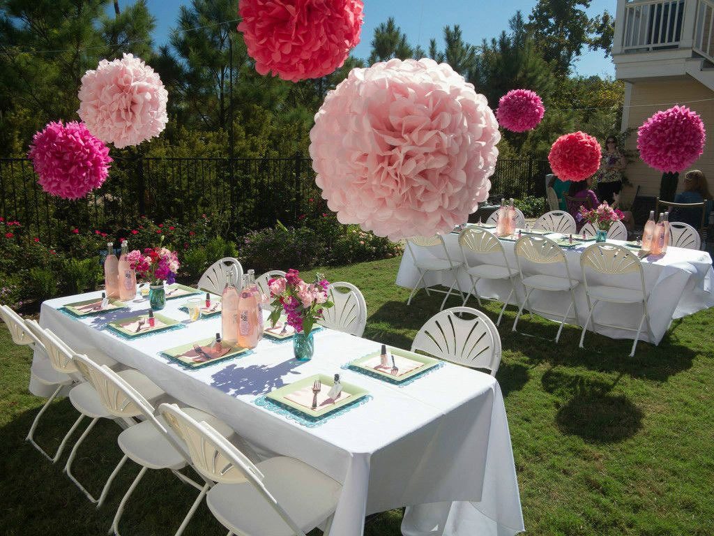 Outside Baby Shower Decoration Ideas
 Outside party decor