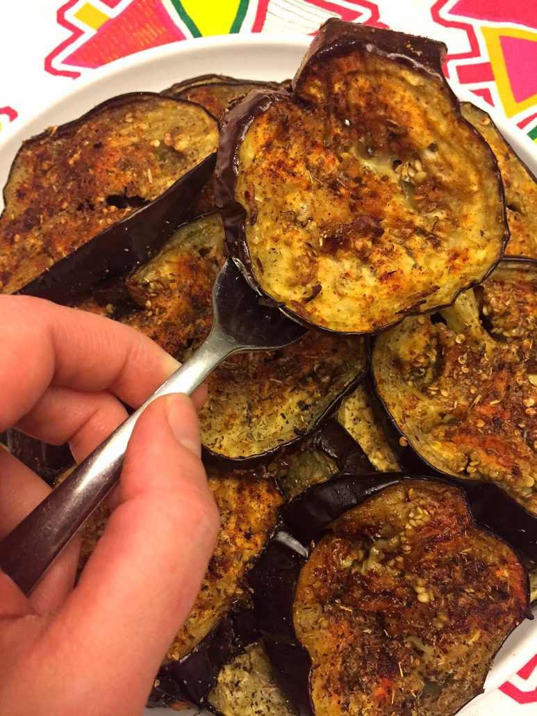 Oven Roasted Eggplant
 Spicy Garlic Oven Roasted Eggplant Slices Recipe – Melanie