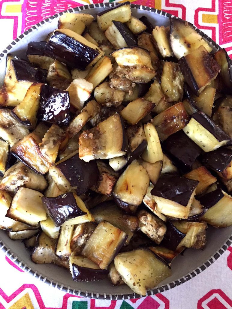 Oven Roasted Eggplant
 Easy Healthy Roasted Eggplant Cubes Recipe – Melanie Cooks