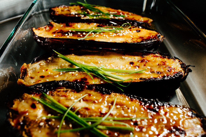 Oven Roasted Eggplant
 Oven Roasted Eggplant with Caramelized Miso Recipe · i am