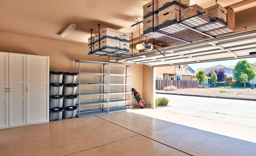 Overhead Garage Organization
 How to Maximize Your Garage Storage Space