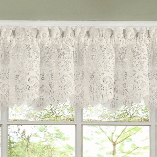 Overstock Kitchen Curtains
 Shop Luxurious Old World Style Lace Kitchen Curtains