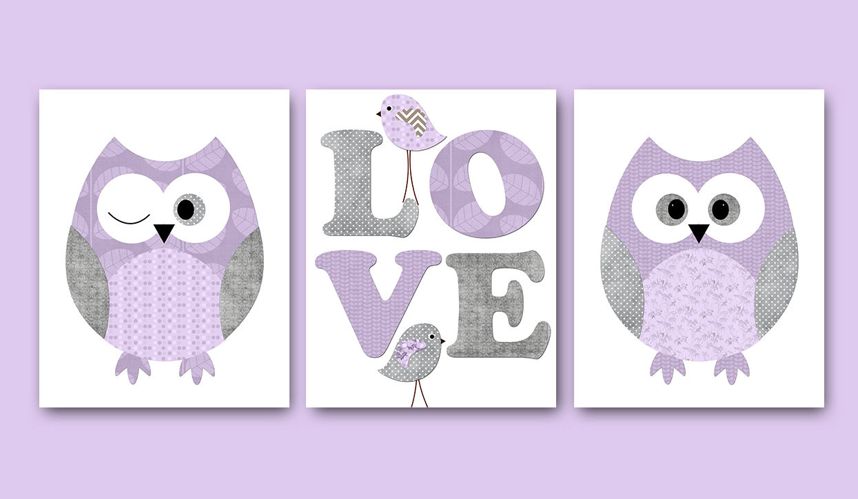 Owl Decor For Kids
 Kids Wall Art Owl Nursery Owl Decor Baby Nursery Decor