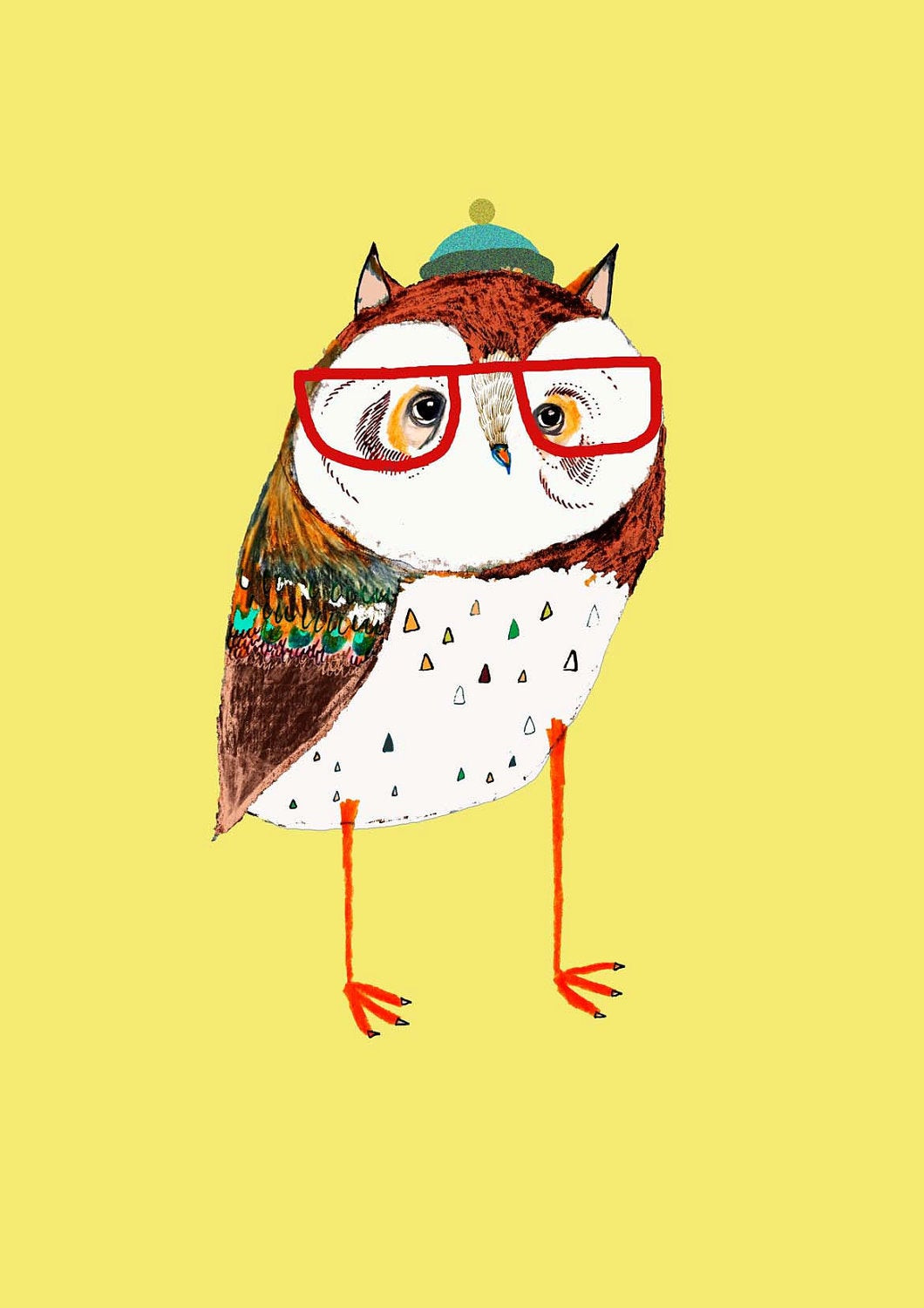 Owl Decor For Kids
 Fresh Owl art print for kids wall art children s decor