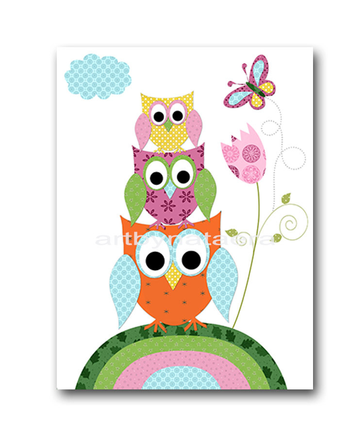 Owl Decor For Kids
 Owl Decor Owl Nursery Art for Children Printable Digital Print