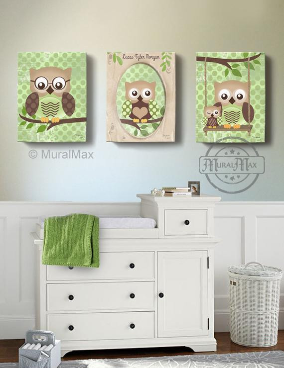 Owl Decor For Kids
 Owl Kids Art Owl Decor Art for children Owls Nursery Art