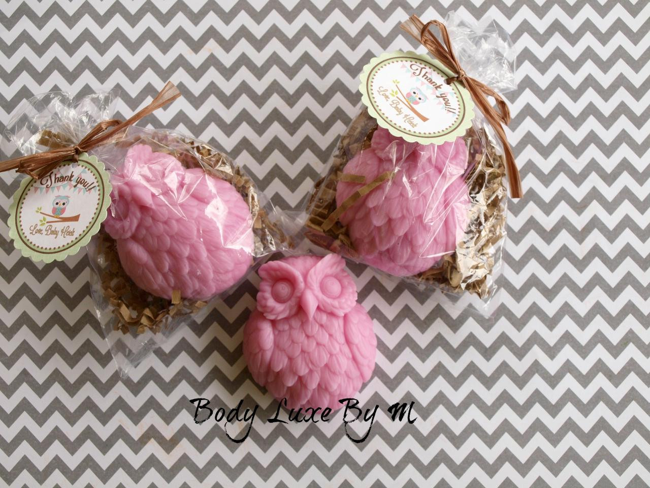Owl Party Favors For Baby Shower
 10 Owl Soap Favors With Personalized Tag Baby Shower Favor