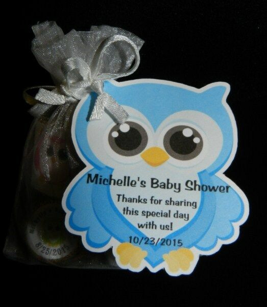 Owl Party Favors For Baby Shower
 UNIQUE PERSONALIZED OWL BABY SHOWER PARTY FAVOR BIRTHDAY