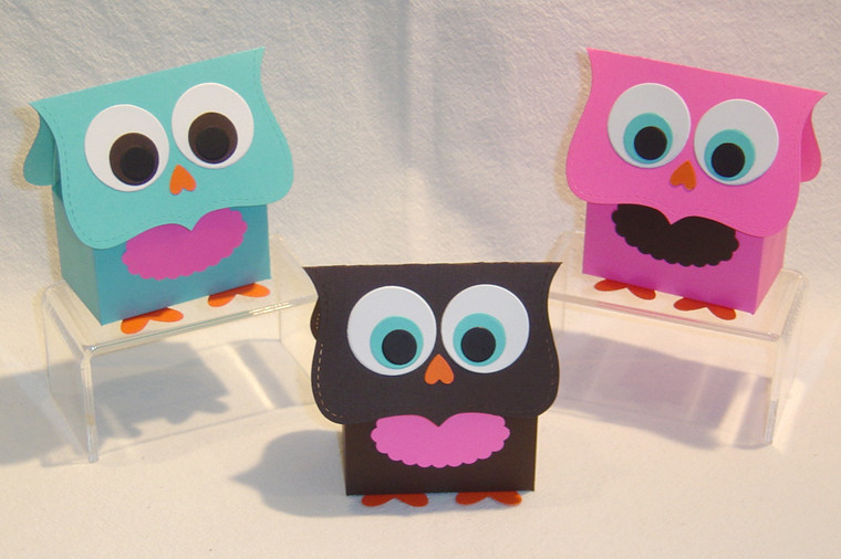 Owl Party Favors For Baby Shower
 10 Owl Party Paper Favor Boxes Halloween Baby Shower Kit