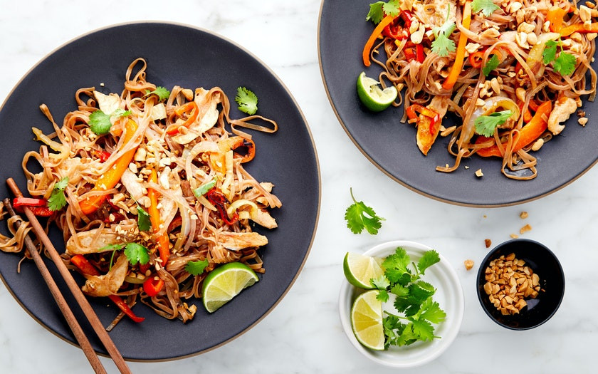 Pad Thai Sf
 Chicken Pad Thai with Sweet Peppers Good Eggs Meal Kits