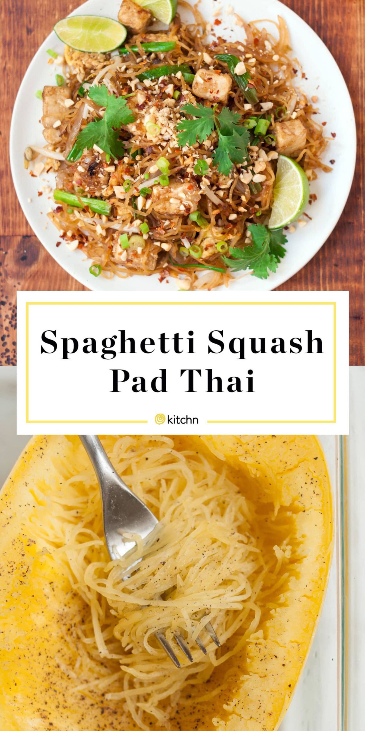 Pad Thai Spaghetti Squash
 Spaghetti Squash Pad Thai