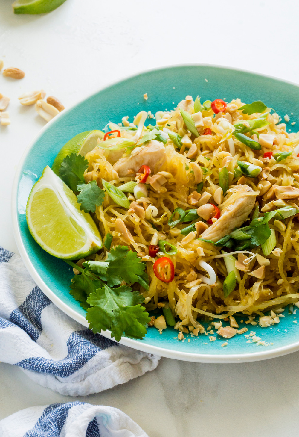 Pad Thai Spaghetti Squash
 Spaghetti Squash Pad Thai