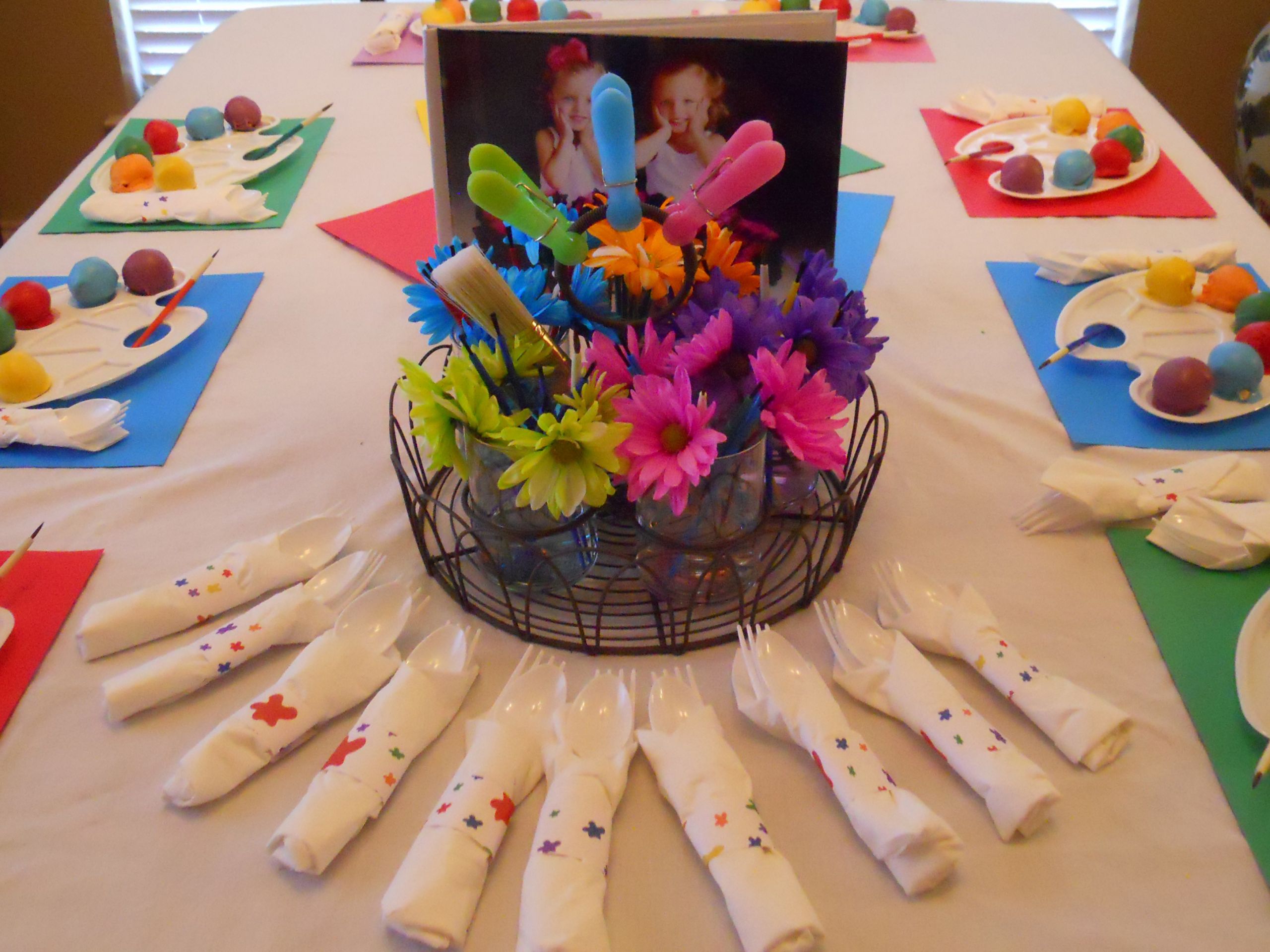 Paint Birthday Party Ideas
 Painting Birthday Party Divine Party Concepts